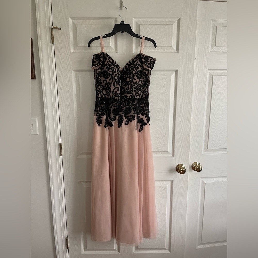 Off the shoulder prom dress